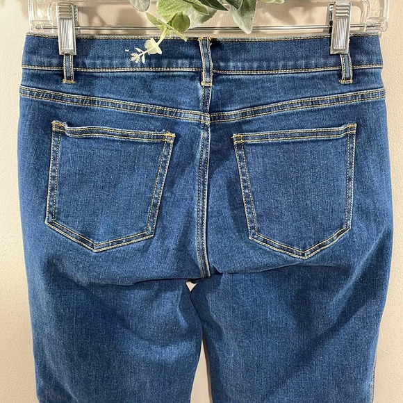 NWOT J. McLaughlin Teagan Straight Leg Side Slits Denim Jeans 2 - Picture 6 of 15